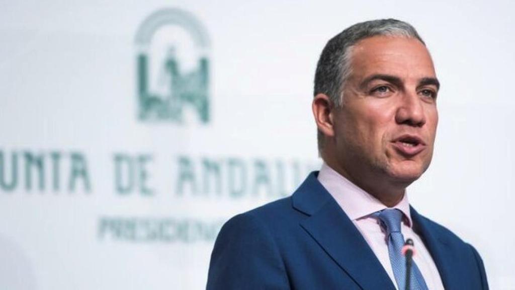 El portavoz del Gobierno andaluz, Elías Bendodo, este miércoles en Sevilla.