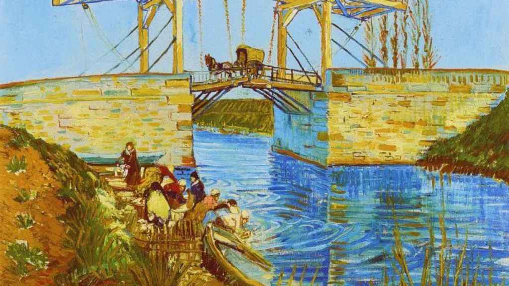 Le pont de Langlois visto en el siglo XIX por Vincent Van Gogh.