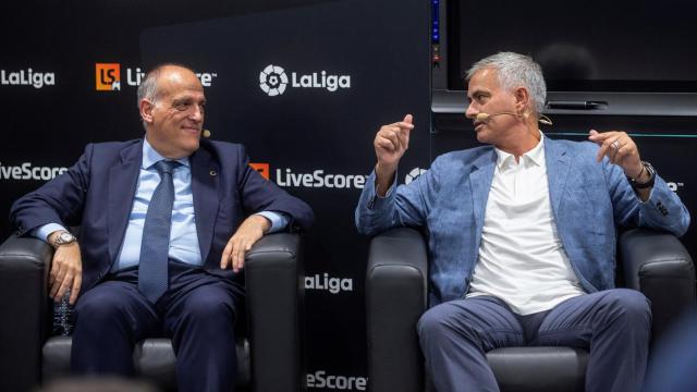 Tebas y Mourinho