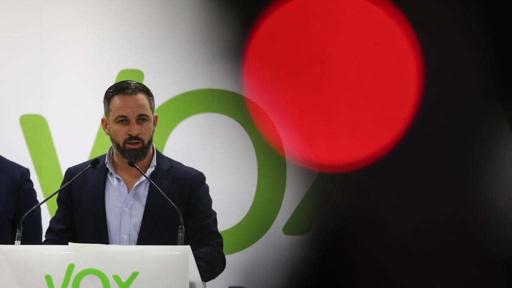 El presidente de Vox, Santiago Abascal.