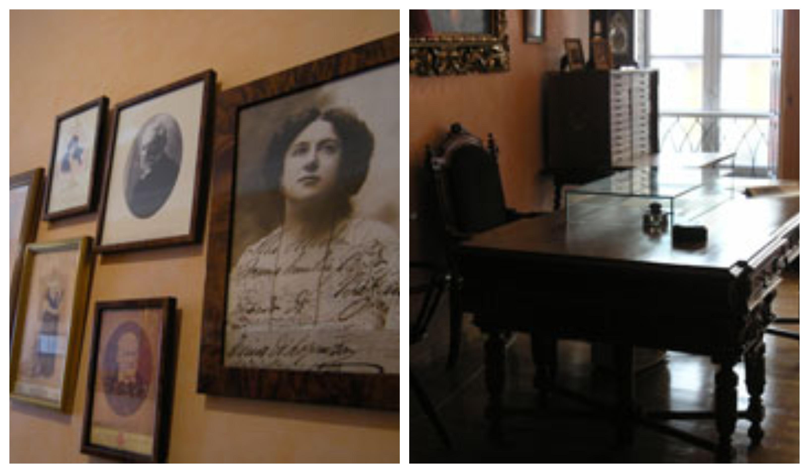 Detalles de la Casa Museo de Emilia Pardo Bazán, en la calle Tabernas de A Coruña (@casamuseoEmiliaPB)