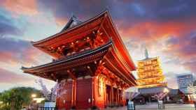 Un templo histórico de Tokio.