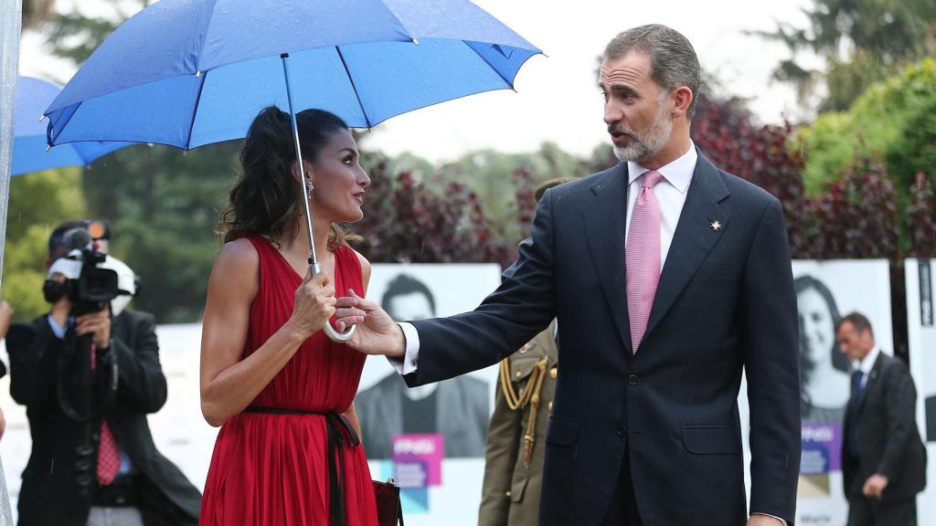 Los reyes Felipe y Letizia en el Celler de Can Roca.