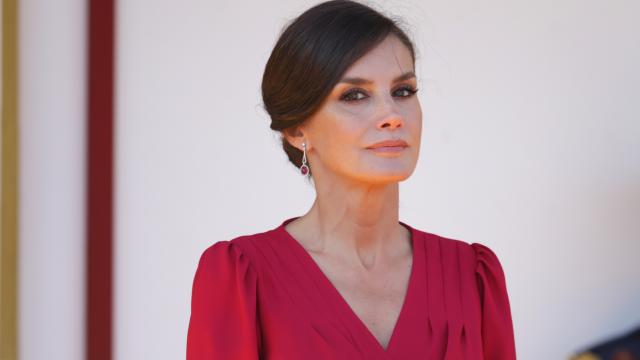 La reina Letizia durante el Desfile de las Fuerzas Armadas el pasado 1 de junio en Sevilla.