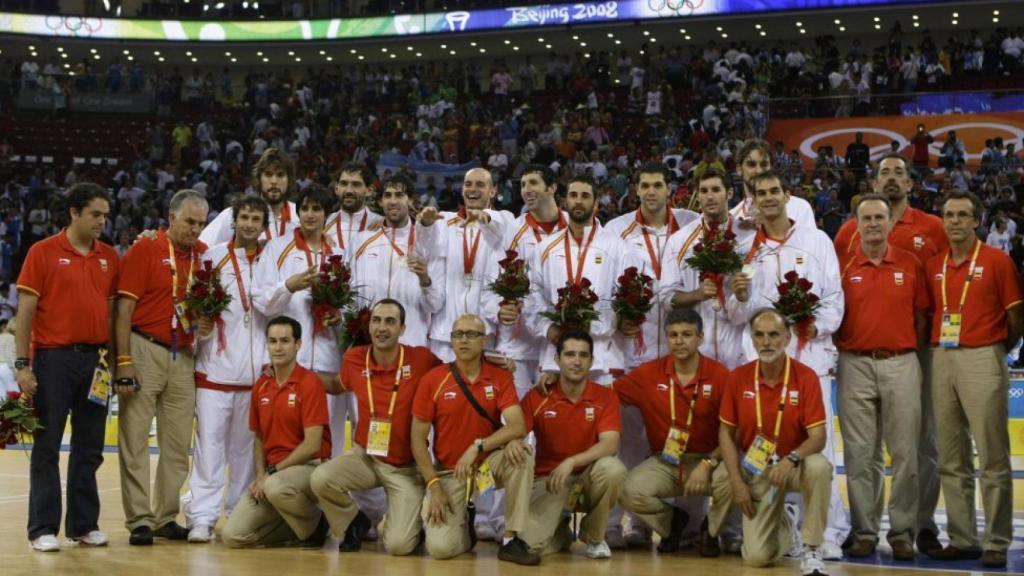 La selección española de baloncesto, plata en los Juegos Olímpicos de Pekín 2008