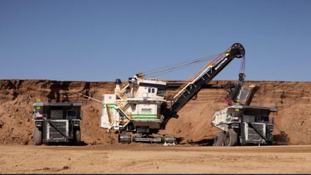 Tareas de minería desarrolladas por Thiess en Curragh.