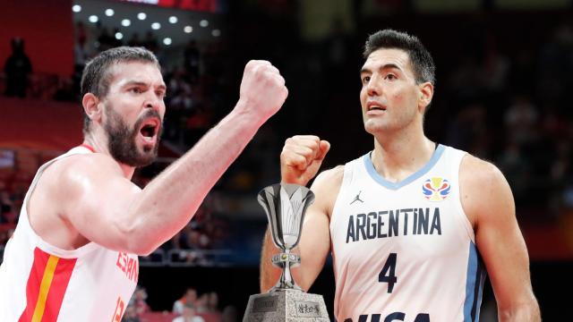 Marc Gasol y Luis Scola