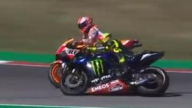 Marc Márquez y Valentino Rossi