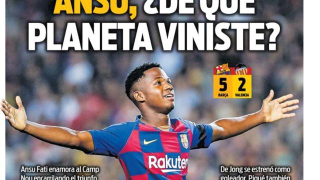 La portada del diario Sport (15/09/2019)