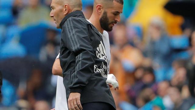 Benzema y Zidane contra el Levante.