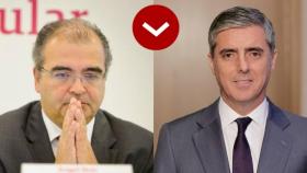 A LOS LEONES: Ángel Ron (Banco Popular) e Iván de la Sota (Allianz)