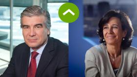 COMO LEONES: Francisco Reynés (Naturgy) y Ana Botín (Banco Santander)