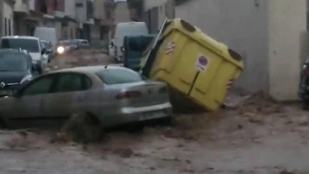 Inundaciones te domingo en la localidad toledana de Mora