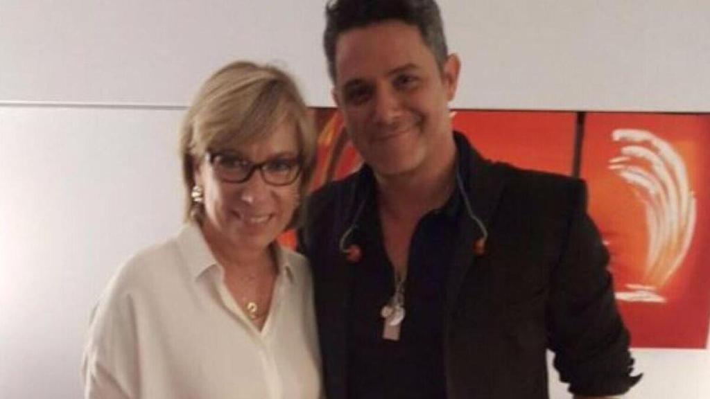 Rosa Lagarrigue y Alejandro Sanz.