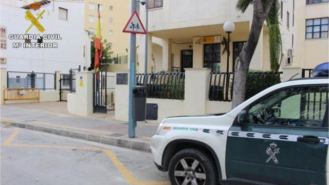 El cuartel de la Guardia Civil de Calpe.