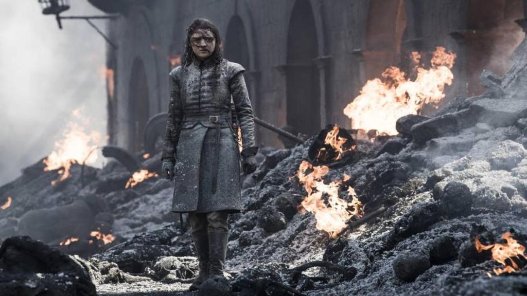 Arya en la última temporada de Juego de Tronos.