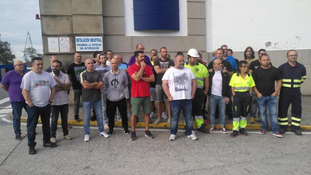 En huelga una subcontrata de Navantia por el despido de nueve trabajadores en Ferrol