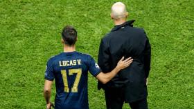 Lucas Vázquez y Zidane