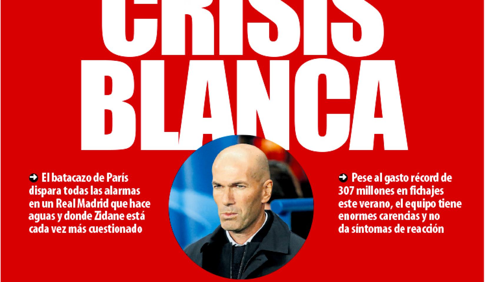 La portada del diario Mundo Deportivo (20/09/2019)