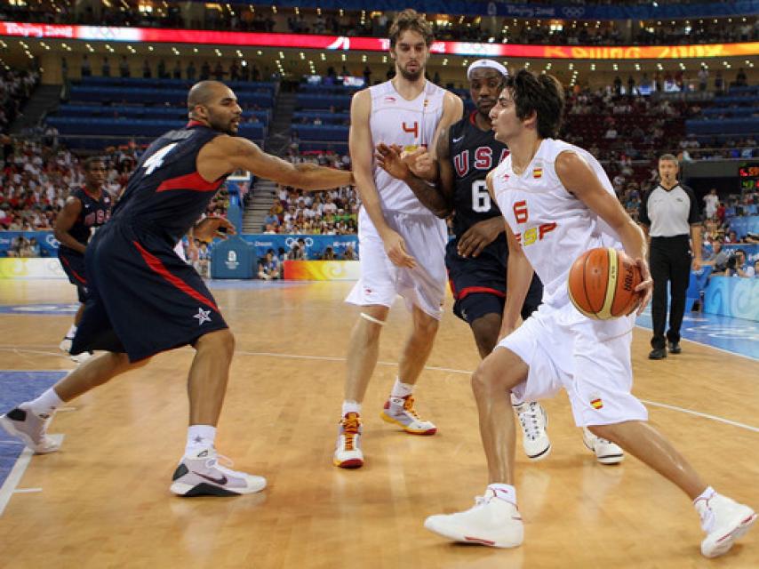 Ricky Rubio se convirtió en el medallista más joven de la historia de los Juegos Olímpicos (plata en la final contra Estados Unidos).