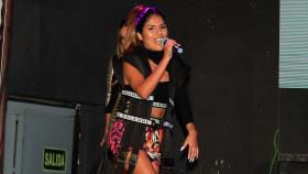 Isa P en la presentación de su primer single en Madrid.