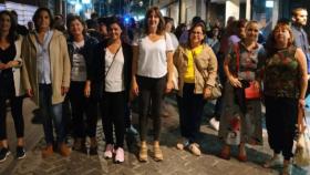 Pilar Zamora y Blanca Fernández en la manifestación de Ciudad Real. Foto: Twitter @Blanca_CLM