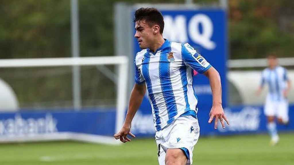 Ander Barrenetxea debutó con la Real en Primera con 16 años y 359 días de edad