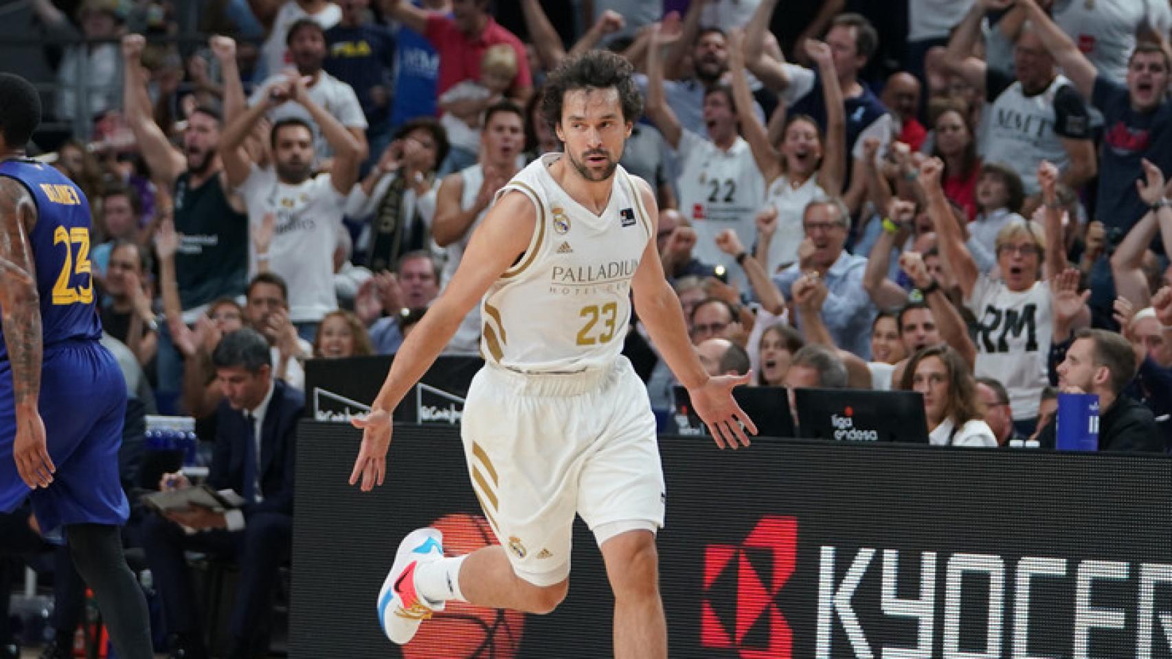 Sergio Llull, en la final de la Supercopa ACB entre Real Madrid y Barcelona. Foto: ACB Media