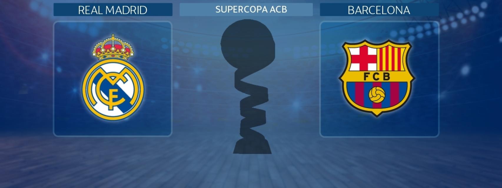 Real Madrid - Barcelona: siga en directo la final de la Supercopa ACB