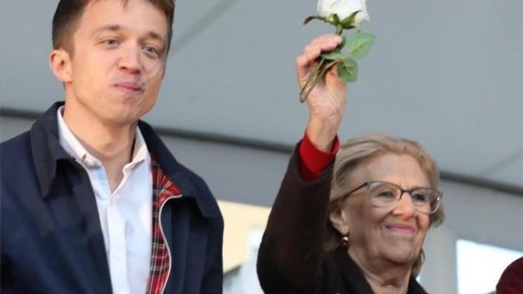 Íñigo Errejón y Manuela Carmena.