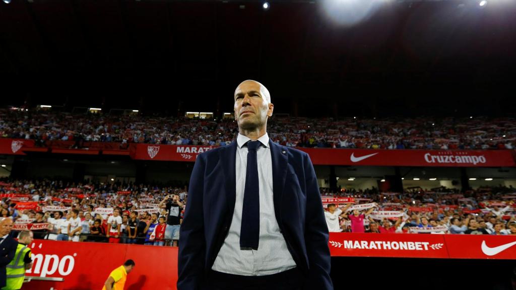 Zidane en el Pizjuán.