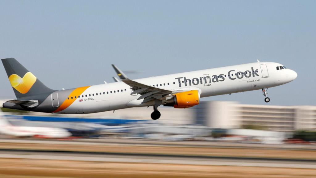 n avión de Thomas Cook en una imagen de archivo.