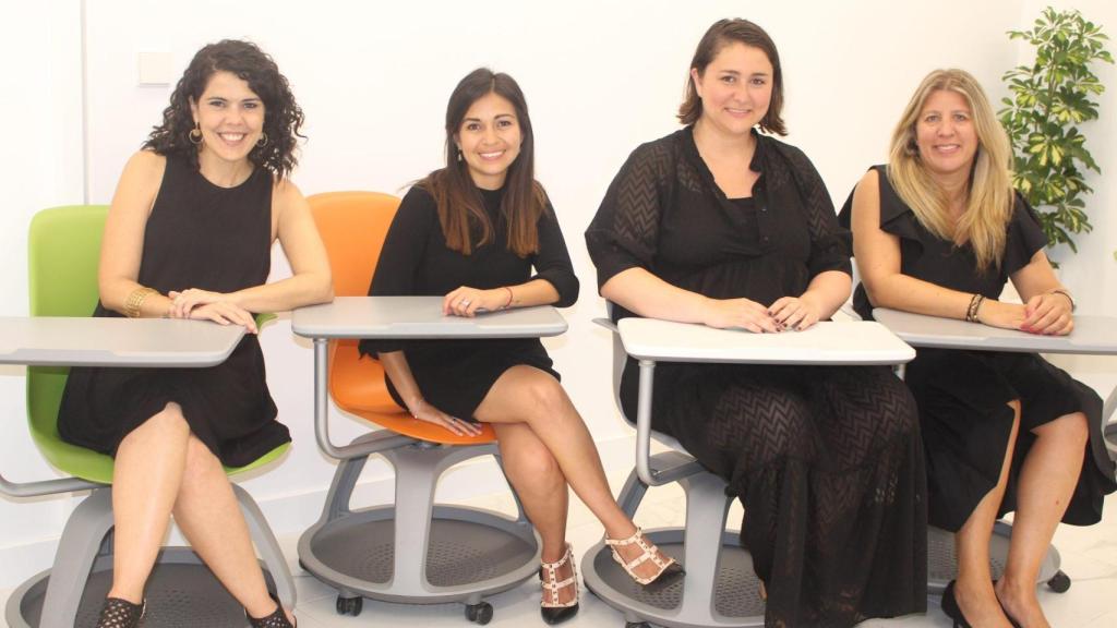 Equipo de madres emprendedoras que compone Talentiers