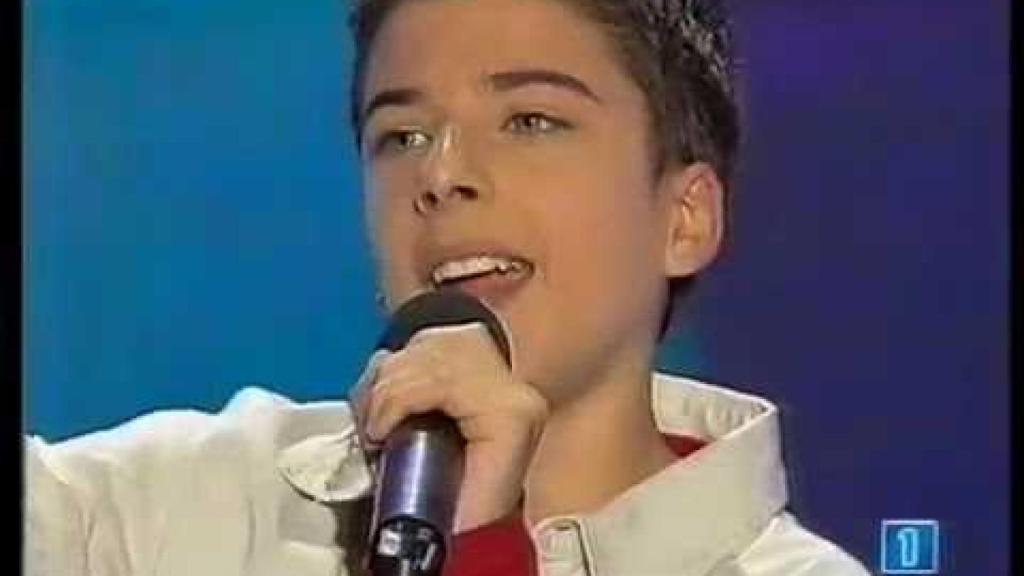 Blas Cantó en la final de Eurojunior 2004.