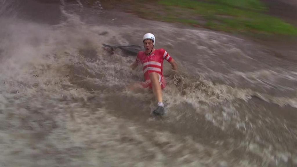 Price-Pejtersen, durante la crono sub23 del Mundial de Ciclismo