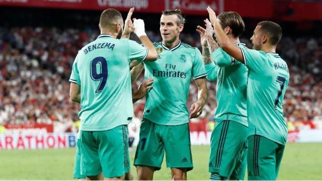 El Real Madrid celebra un gol. Foto (realmadrid.com)