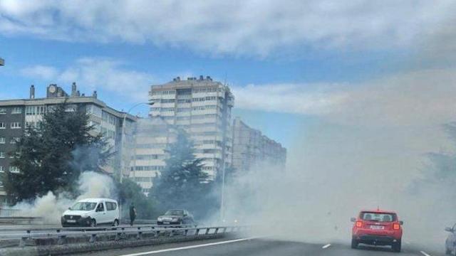 Incendio en Alfonso Molina