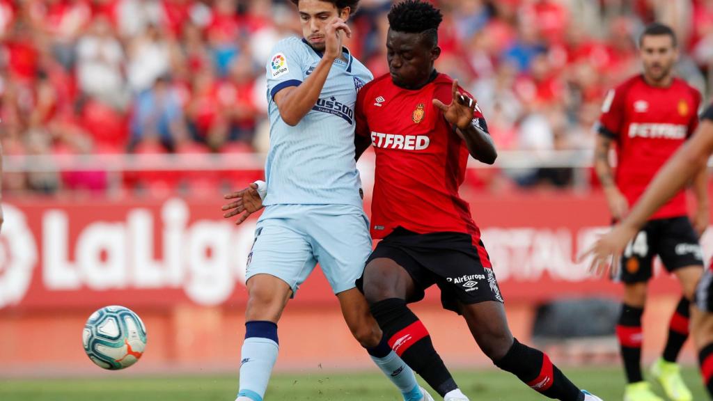 Joao Félix, en un momento del partido entre el Mallorca y el Atlético de Madrid