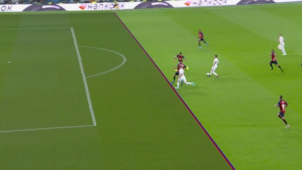 Gol anulado de Jovic por el VAR en el Real Madrid - Osasuna