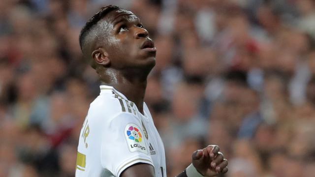 Vinicius Júnior, durante el Real Madrid - Osasuna