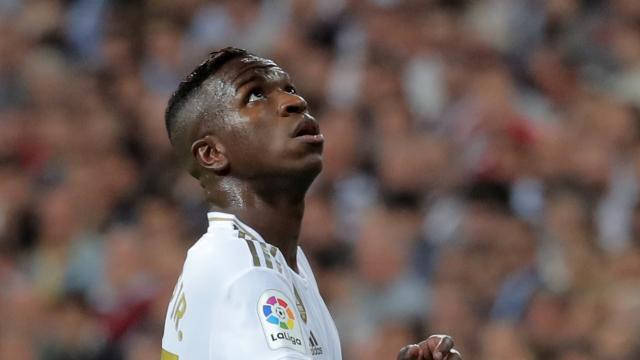 Vinicius Júnior, durante el Real Madrid - Osasuna