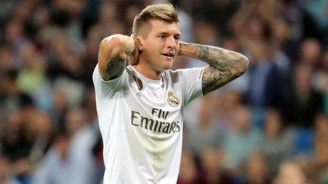 Toni Kroos, durante el Real Madrid - Osasuna