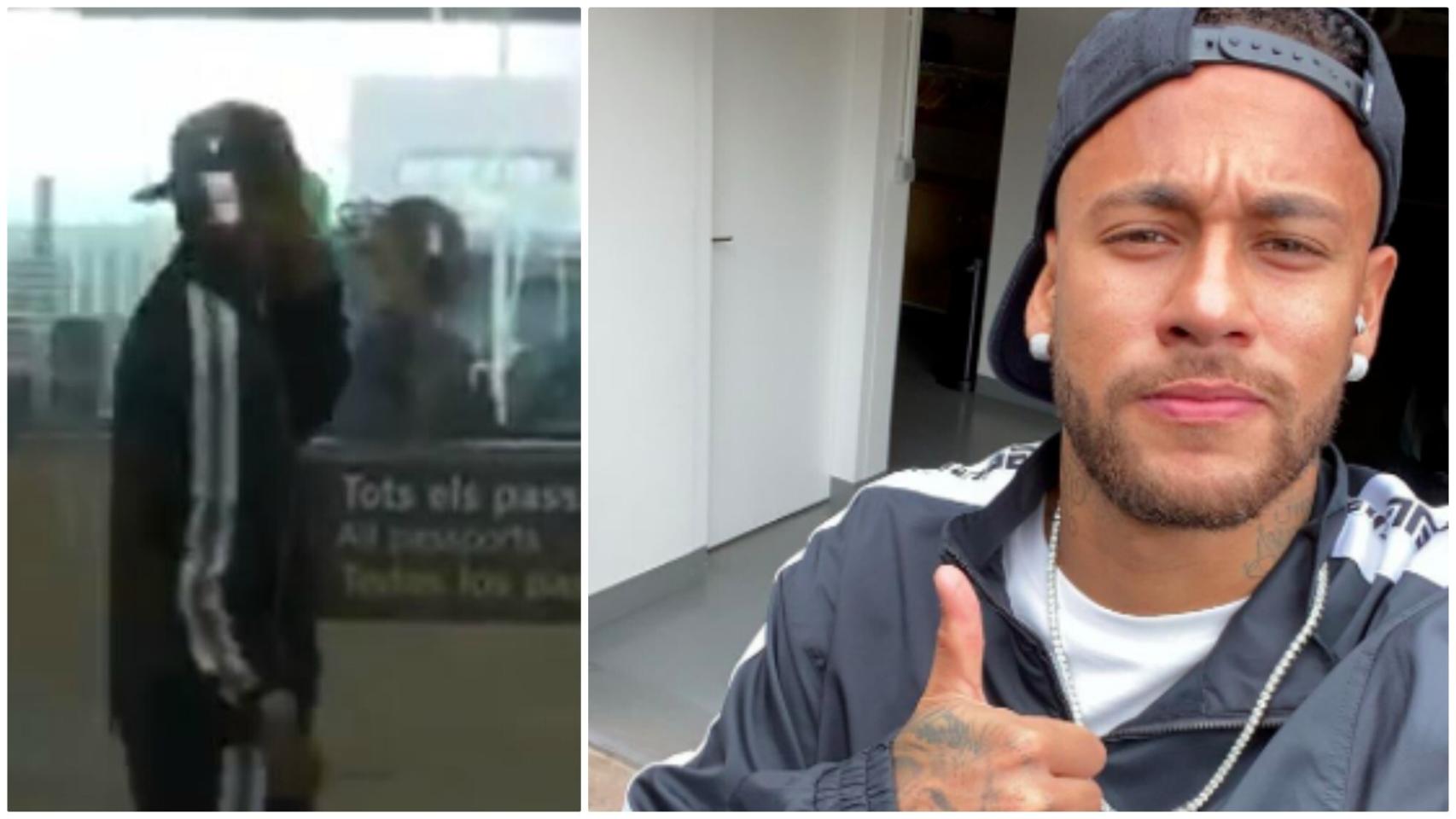 Neymar ya está en Barcelona para su juicio contra el Barça