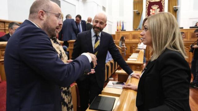 Los diputados de Ciudadanos en su bancada. Foto: Óscar Huertas