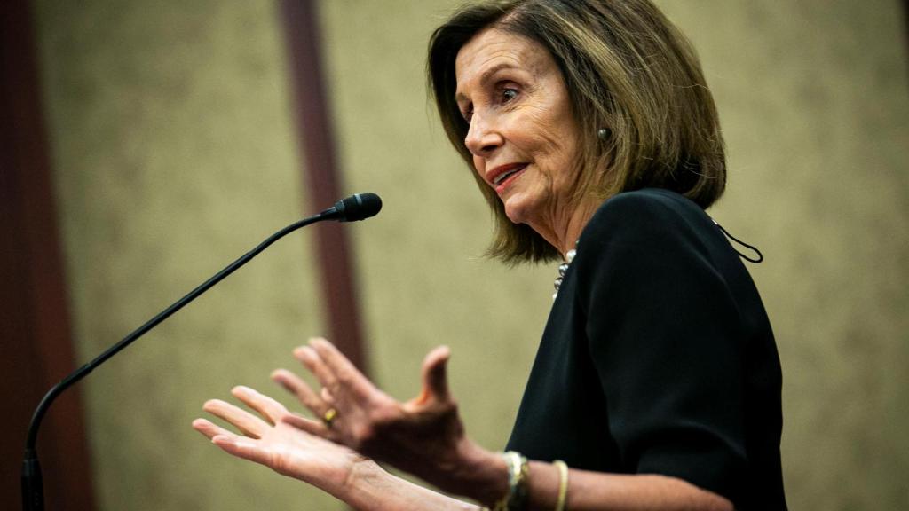 Nancy Pelosi, presidenta de la Cámara de Representantes.