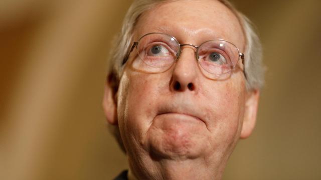 Mitch McConnell, el líder republicano del Senado.