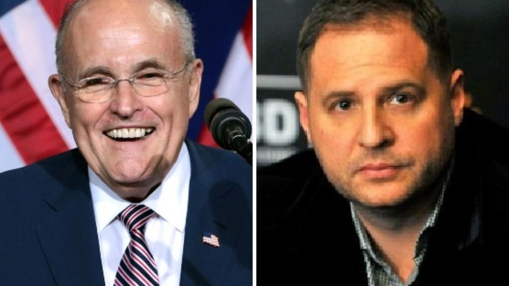 Rudolph Giuliani y Andrei Yermak, abogados de Donald Trump y Vladimir Zelensky, respectivamente.