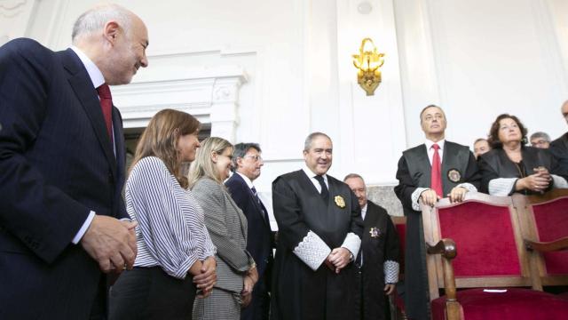 Ignacio Picatoste en su toma de posesión en el TSXG