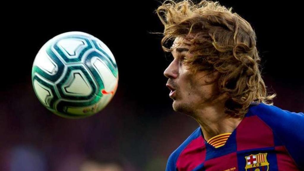 Griezmann, durante un partido con el Barcelona