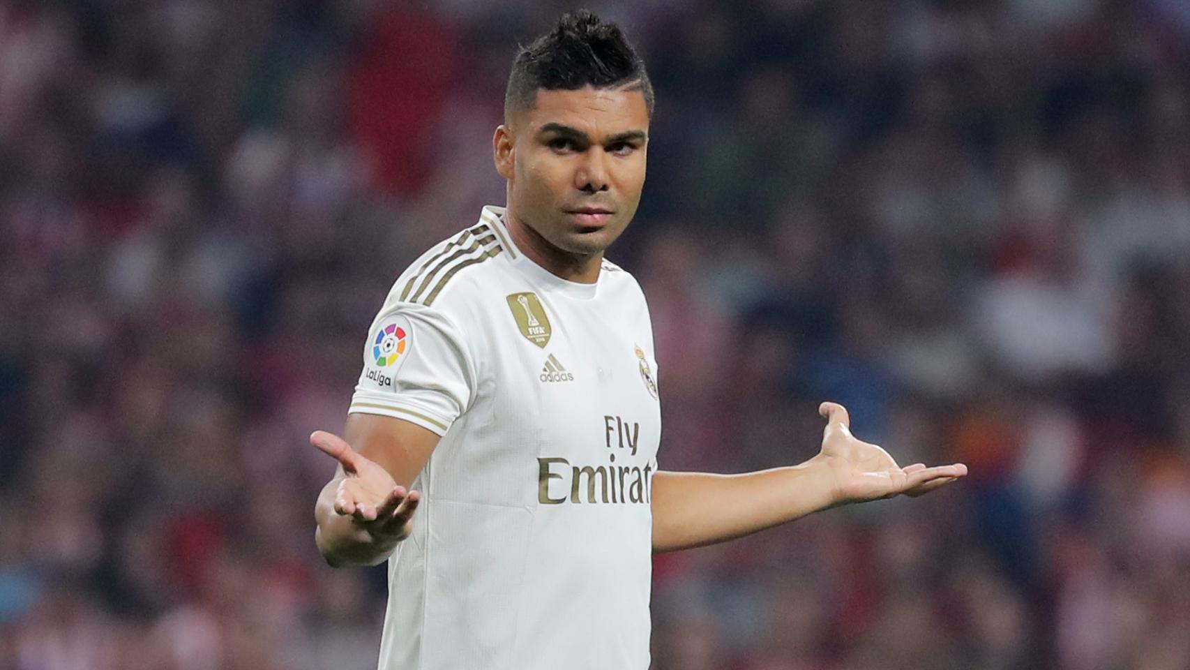 Casemiro, en un partido de La Liga 2019/2020 del Real Madrid